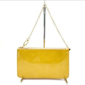 756212 Louis Vuitton LV Accessories Pouch Bag Lexington Yellow Vernis